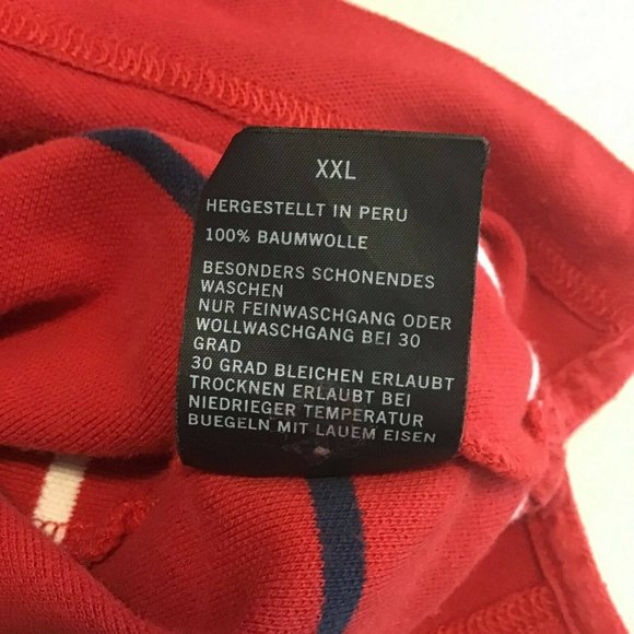 Nautica Men's Shirt Maroon Striped Short Sleeve Slim Fit Size XXL - Picture 10 of 10